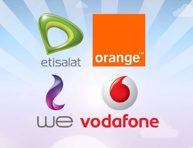 خطوط محمول، اورنج، اتصالات، فودافون، المصرية للاتصالات