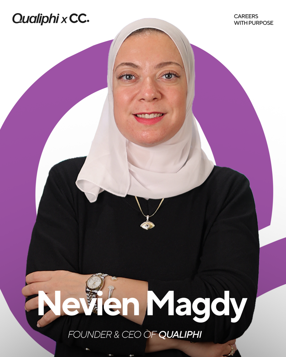 المهندسة نيفين مجدي المؤسس والرئيس التنفيذي لشركة كواليفاي