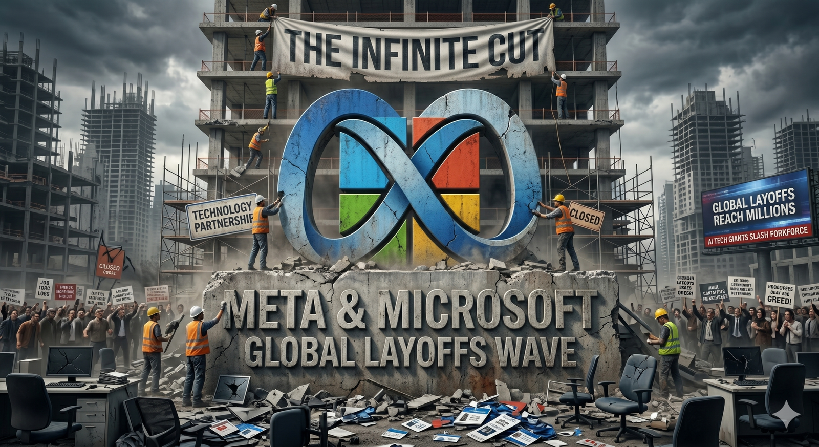 «ميتا» و«مايكروسوفت».. موجة تسريح تضرب شركات التكنولوجيا العالمية