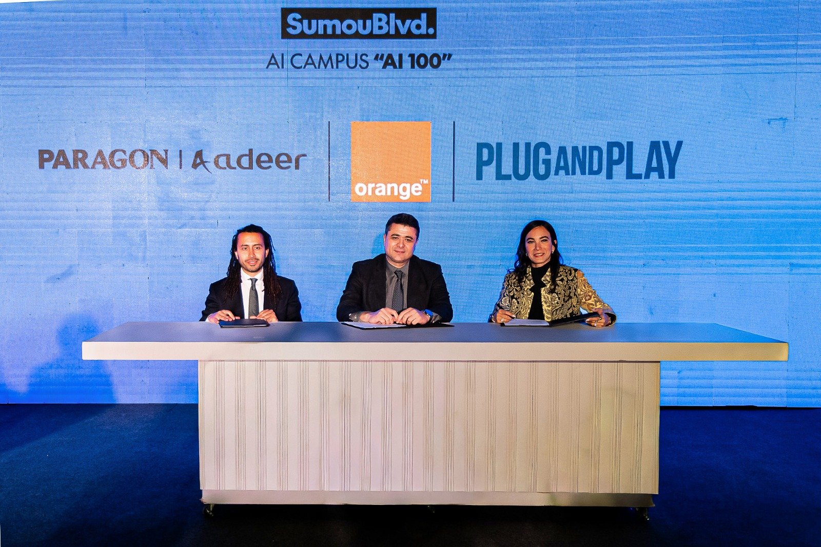 «أورنج» تتعاون مع «باراجون | أدير» و «بلج آند بلاي» لإطلاق مجمع «AI Campus» بمشروع «سمو بوليفارد»