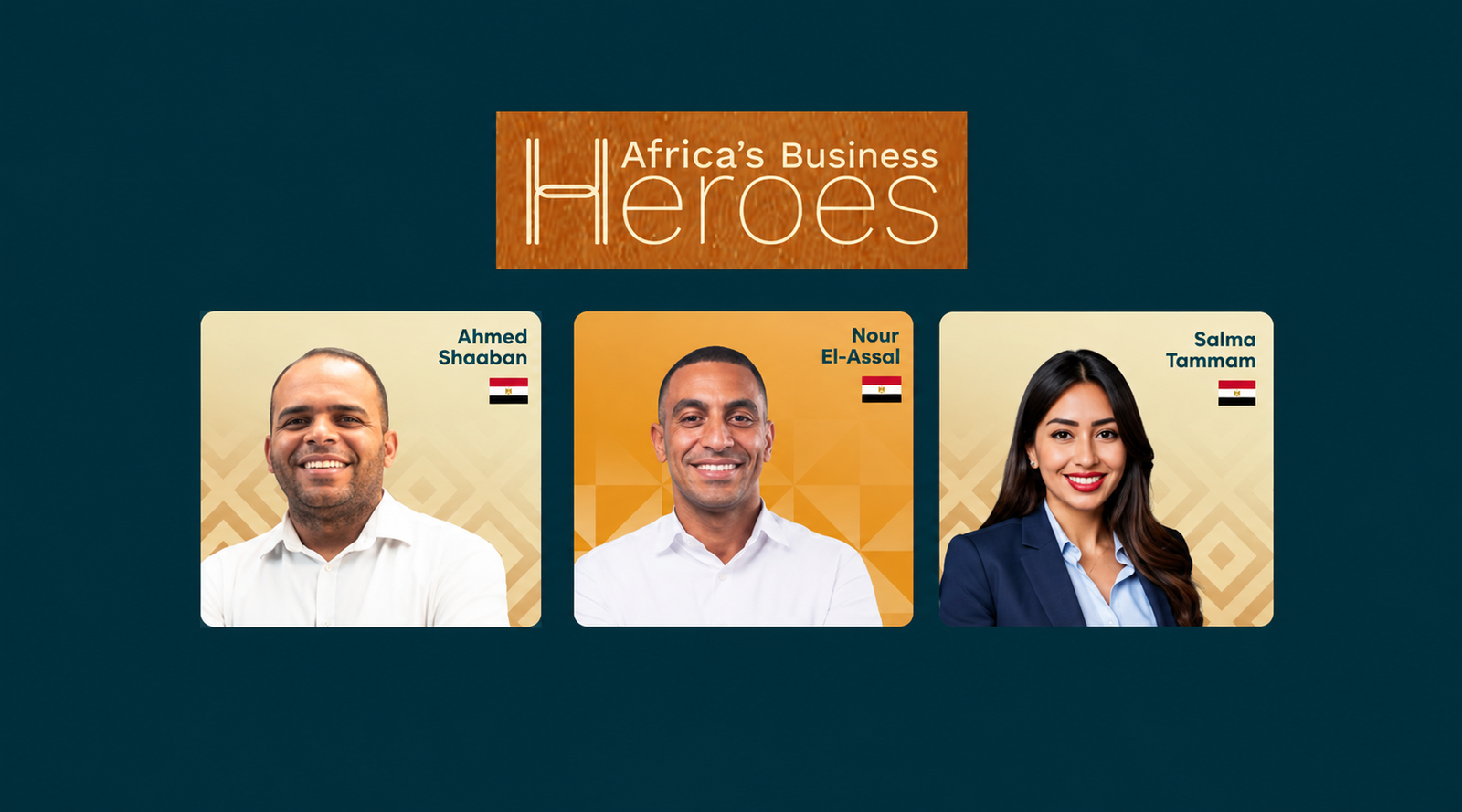 3 شركات ناشئة مصرية ضمن القائمة القصيرة لأبطال الأعمال في أفريقيا Africa’s Business Heroes