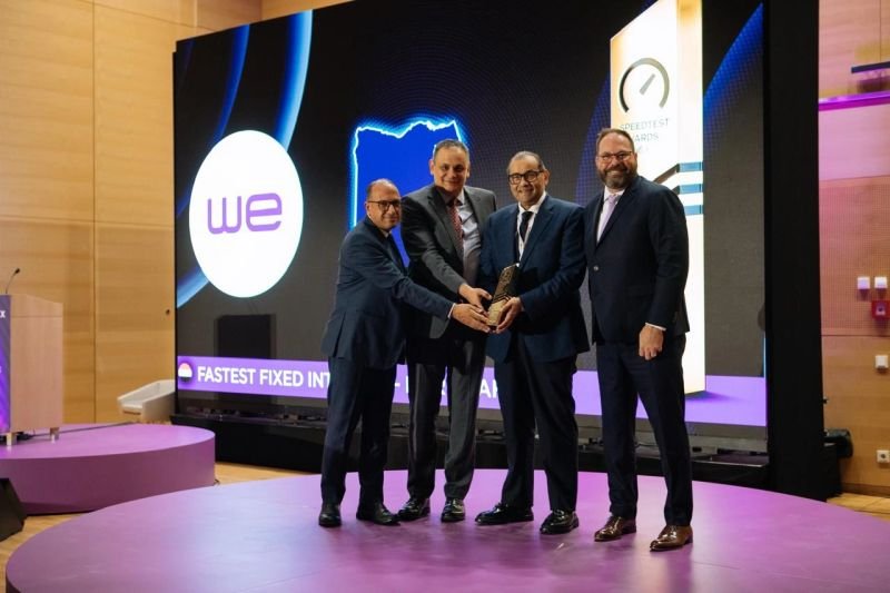 «المصرية للاتصالات» تحصد جائزة «أسرع إنترنت ثابت» في شمال أفريقيا من «Ookla»